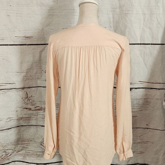 Sundance Linen Pleated Front Tunic Top Size XS - Picture 2 of 6